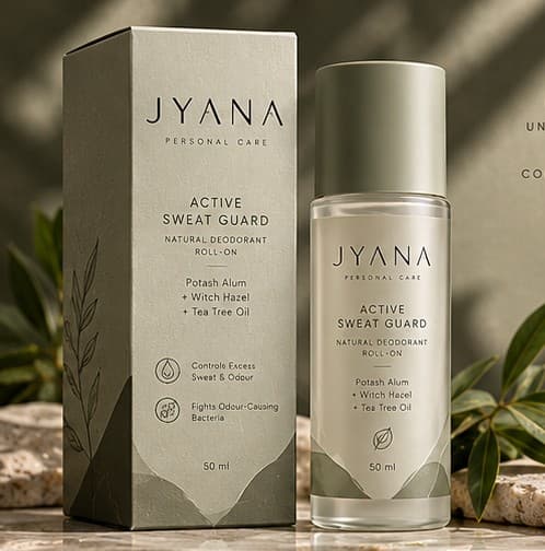 JYANA Active Sweat Guard — Natural Deodorant Roll-On